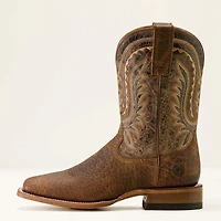 Rock Ridge Wide Square Toe Western Boot