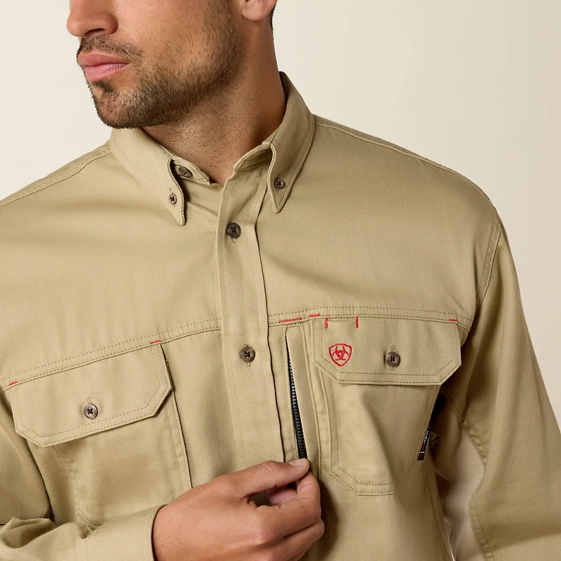 FR Solid Vent Work Shirt