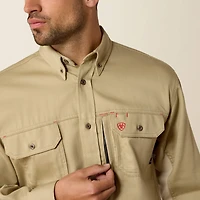 FR Solid Vent Work Shirt