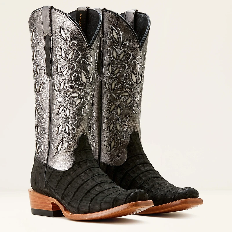 Futurity Silk Narrow Cutter Toe Western Boot