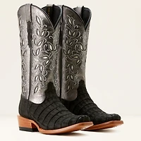 Futurity Silk Narrow Cutter Toe Western Boot