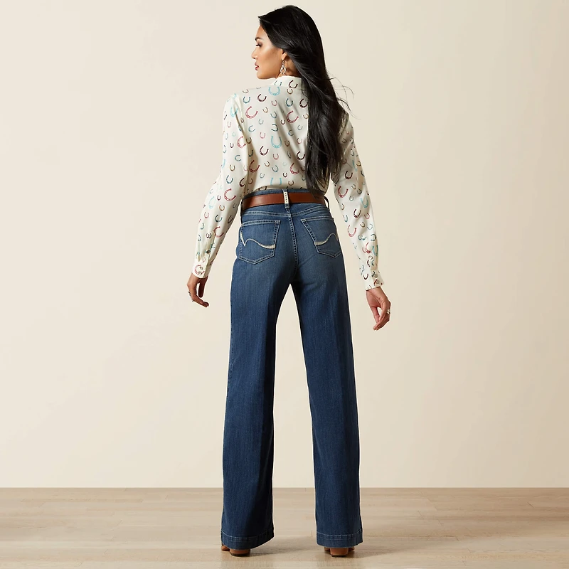 Ultra High Rise Rosalie Wide Leg Jean