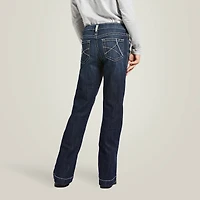 Trouser Mid Rise Stretch Ella Wide Leg Jean