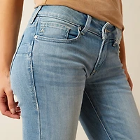 Mid Rise Alessia Straight Leg Jean