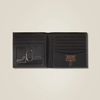 Pebble Leather Logo Bifold Wall