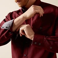 Wrinkle Free Pinpoint Oxford Classic Fit Snap Shirt
