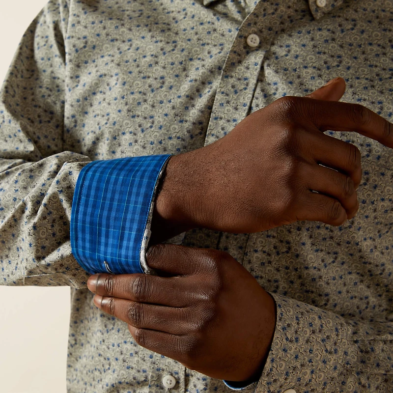Wrinkle Free Cade Fitted Shirt