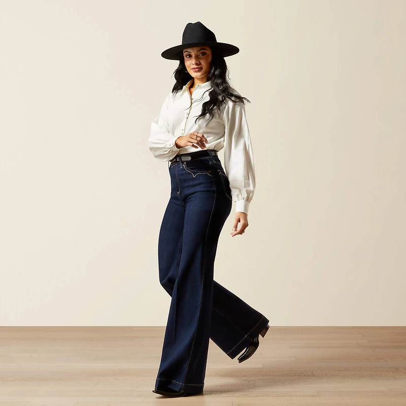 Ultra High Rise Veronica Wide Leg Jean