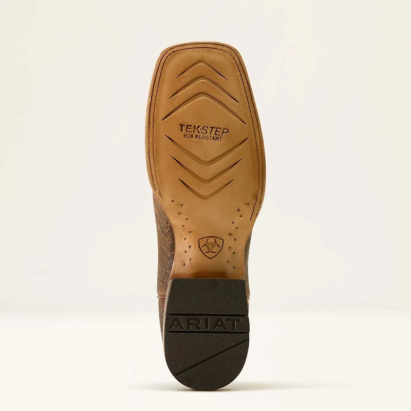 Rock Ridge Wide Square Toe Western Boot