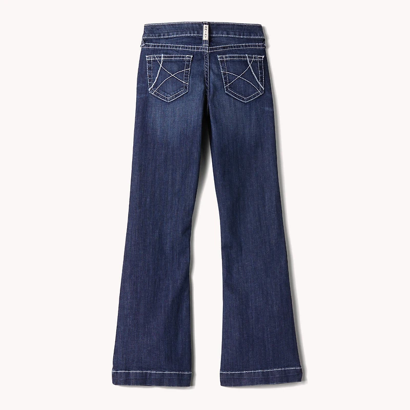 Trouser Mid Rise Stretch Ella Wide Leg Jean