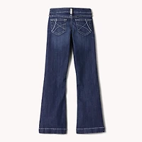 Trouser Mid Rise Stretch Ella Wide Leg Jean