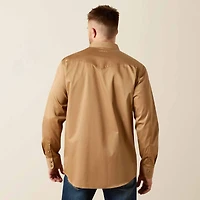 Solid Twill Fitted Shirt