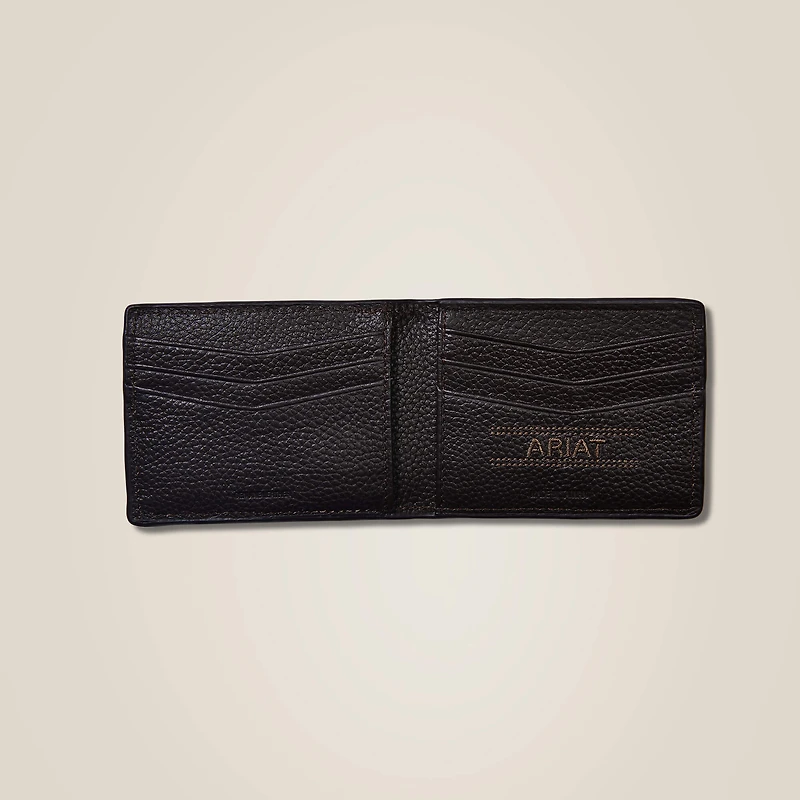 Bifold W/ Clip Wallet Diamond Plate