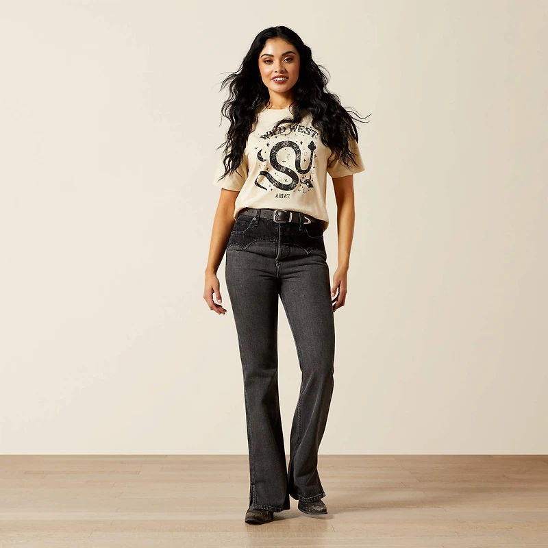 Ultra High Rise Cheyenne Yoke Tomboy Boot Cut Jean