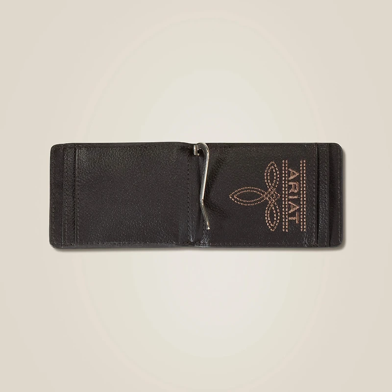 Large Logo Clip Wallet