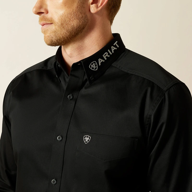Team Logo Twill Fitted Shirt