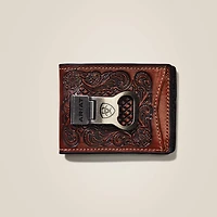 Bifold W/ Clip Wallet Diamond Plate