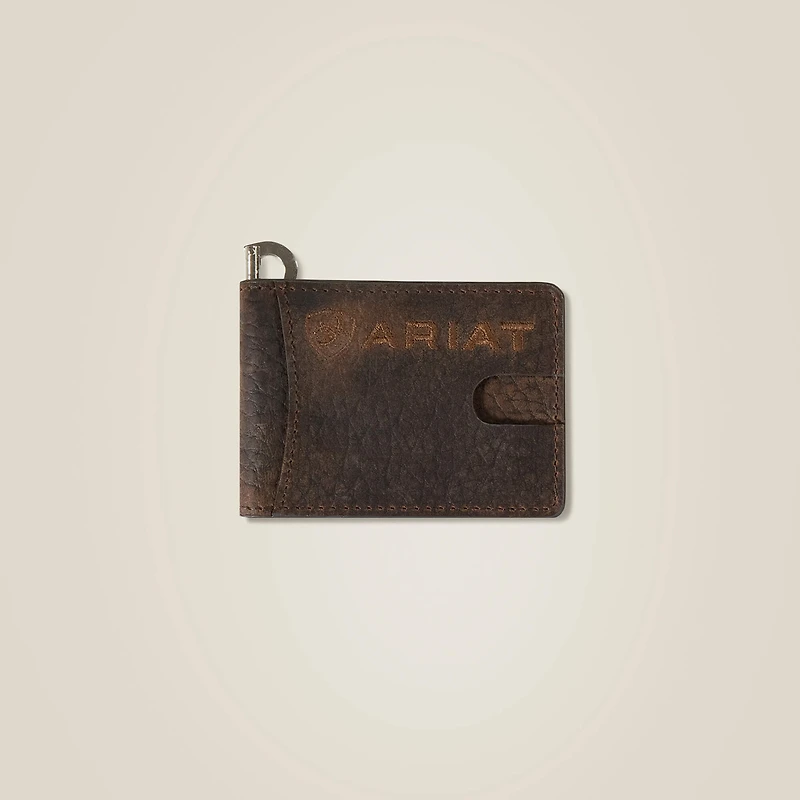 Large Logo Clip Wallet