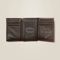 Trifold Wallet Stacked Logo
