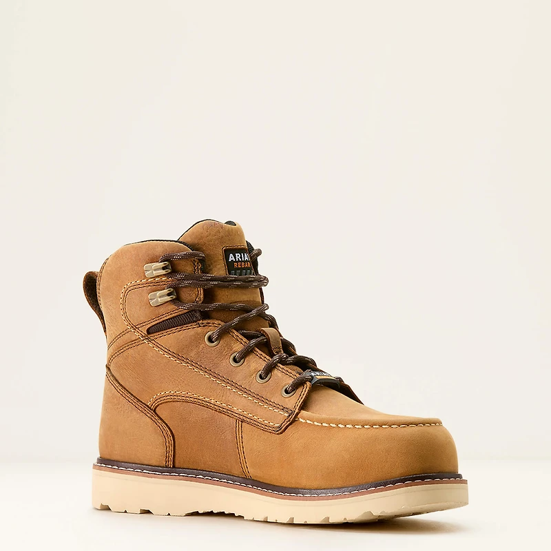 Rebar Wedge Moc Toe Waterproof Composite Work Boot