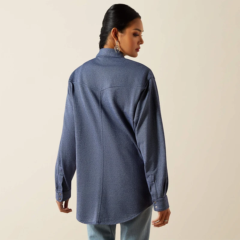 Mercantile Indigo Shirt Jacket