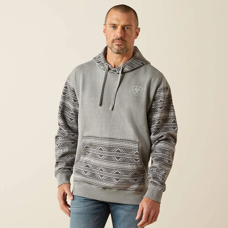 Southwestern Color Block Hoodie