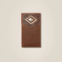 Diamond Emboss Brown Rodeo Wallet