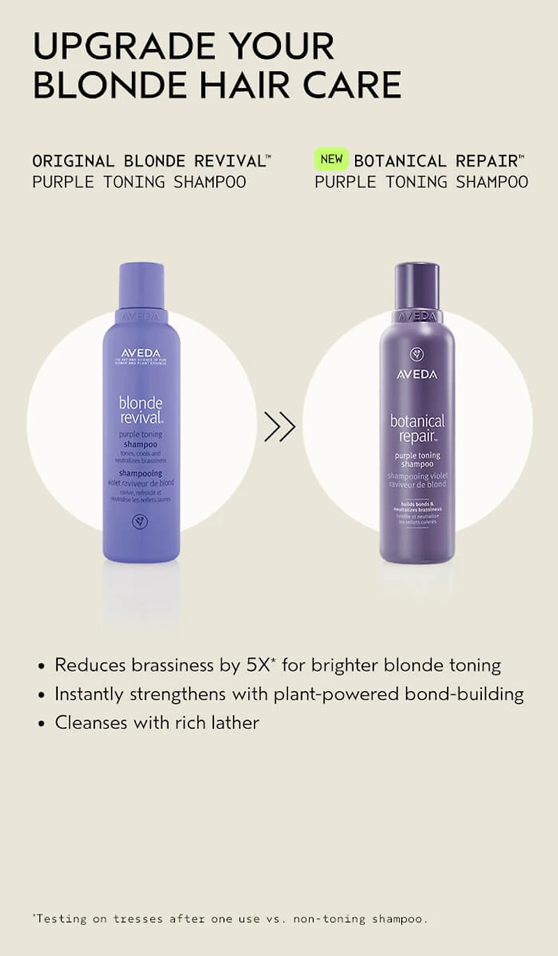 botanical repair™ purple toning shampoo