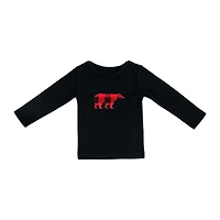 J&L Designs 2-Piece Pajama Set: Buffalo Bear