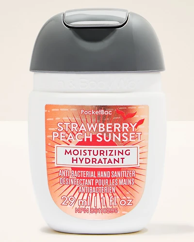 Strawberry Peach Sunset Moisturizing PocketBac Hand Sanitizer
