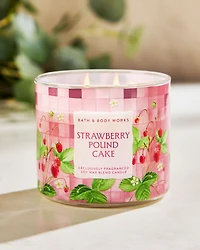 Strawberry Pound Cake 3-Wick Candle