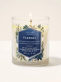 Flannel Single Wick Candle