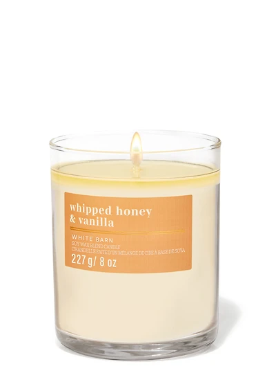 Chandelle à une mèche signature Whipped Honey & Vanilla