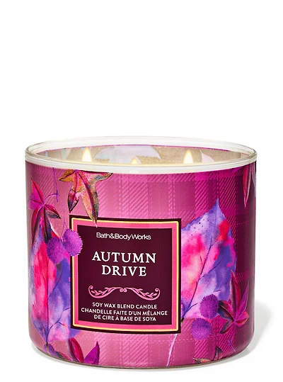 Autumn Drive 3-Wick Candle