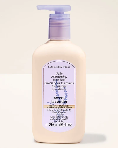 Sweet Lavender Daily Moisturizing Hand Soap