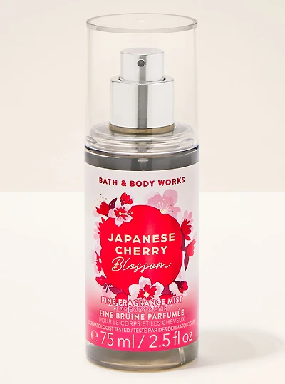 Japanese Cherry Blossom Travel Size Fine Fragrance Mist