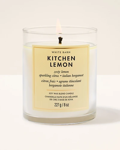 Kitchen Lemon Single Wick Candle