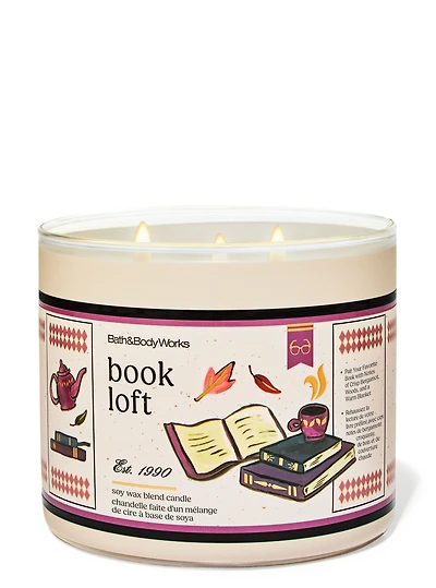 Book Loft 3-Wick Candle