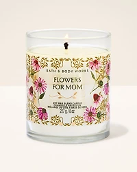 Flowers For Mom Single Wick Candle