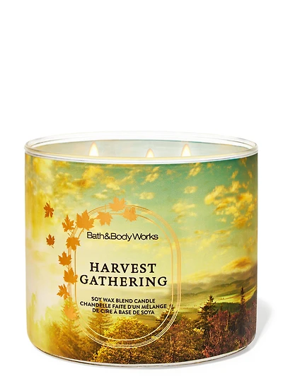 Harvest Gathering 3-Wick Candle