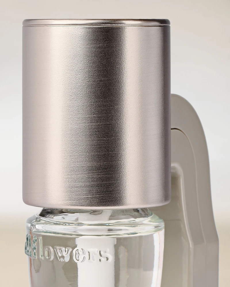 Silver Metallic Scent Control™ Wallflowers Fragrance Plug