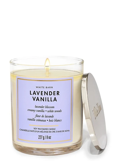 Lavender Vanilla Single Wick Candle