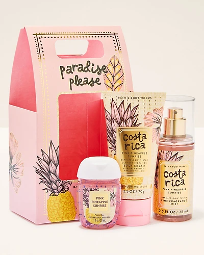 Pink Pineapple Sunrise Mini Gift Set