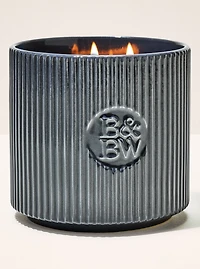 Mahogany Teakwood High Intensity 3-Wick Candle
