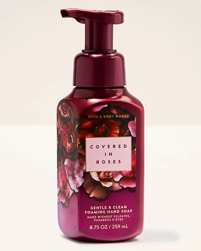 Covered In Roses Gentle & Clean Foaming Hand Soap