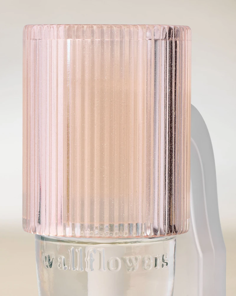 Champagne Sparkly Fluted Scent Control™ Nightlight Wallflowers Fragrance Plug