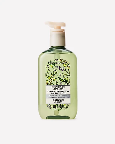 Savon nettoyant en gel pour les mains White Tea & Sage