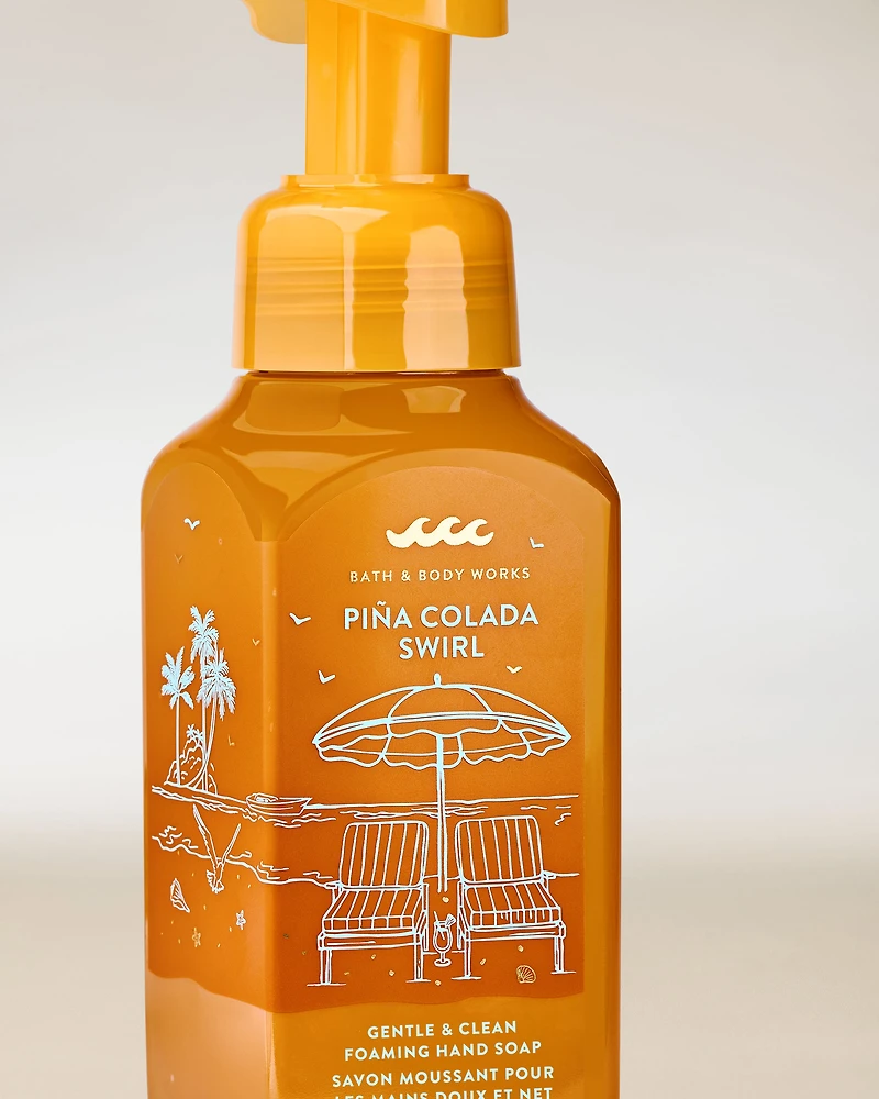 Piña Colada Swirl Gentle & Clean Foaming Hand Soap