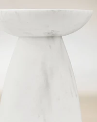 Marble Pedestal 3-Wick Candle Holder