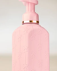 Pink Silicone Bows Gentle & Clean Foaming Hand Soap Dispenser